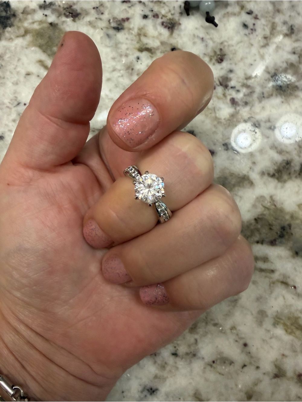 Classic Solitaire Round-Cut CZ Engagement Ring